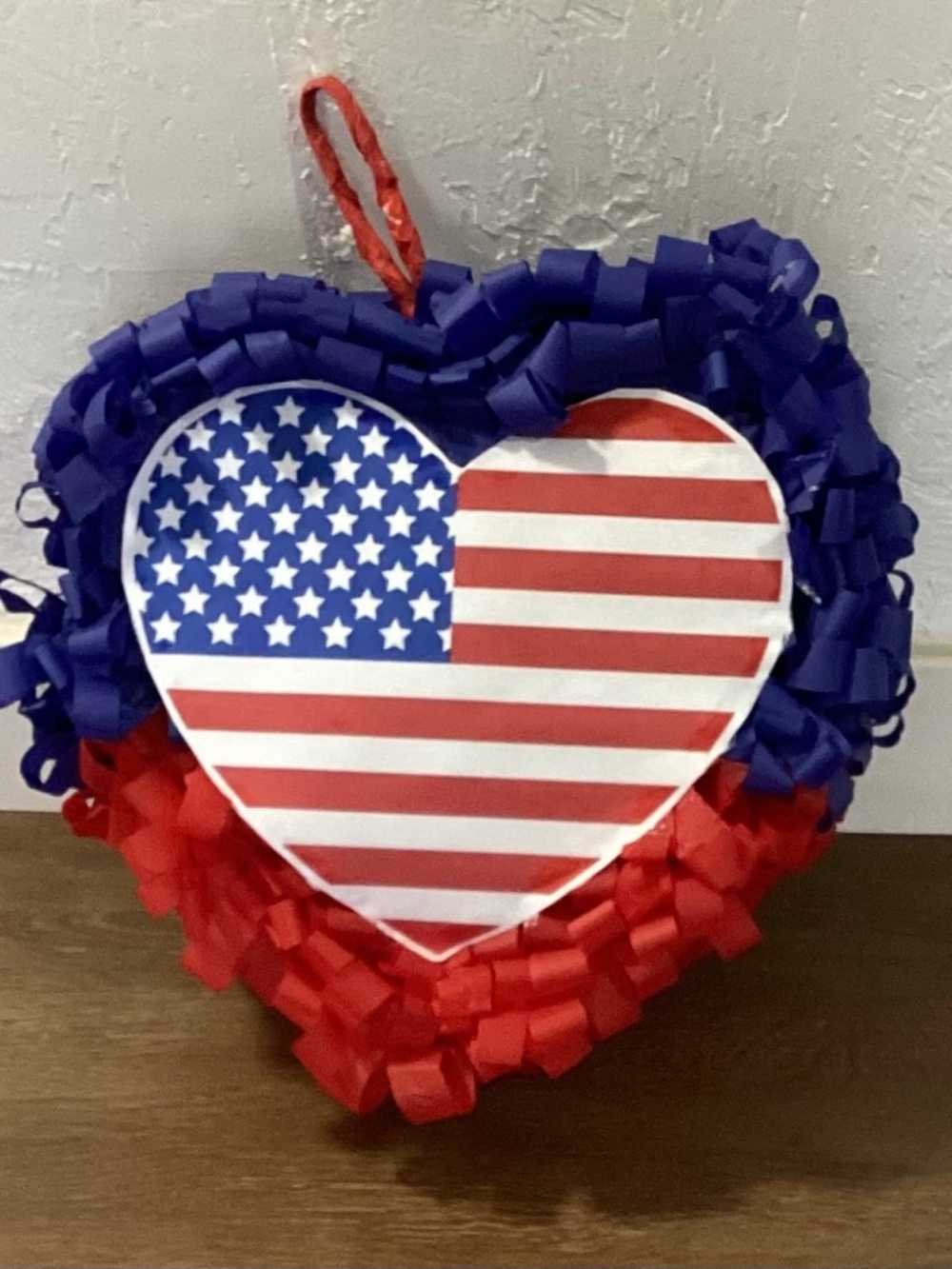 Patriotic Heart Pinata